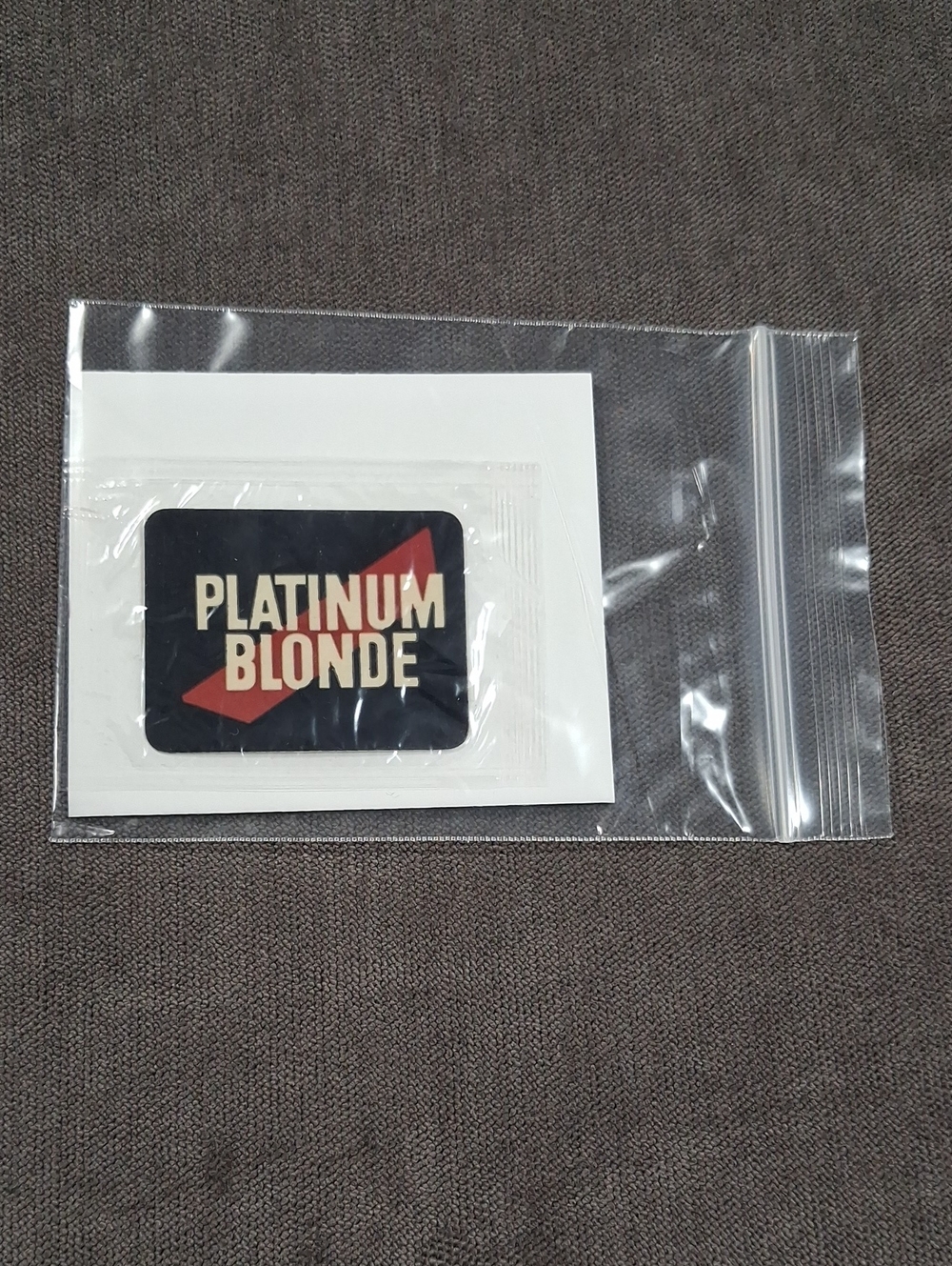Vintage Platinum Blonde RIP Into Rock Hostess 50th Ann. Album Cover Stickers NEW